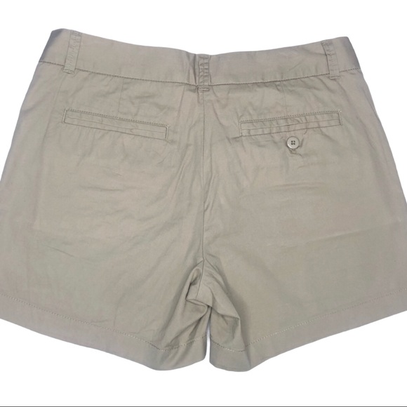 J. Crew Khaki Chino Shorts Size 4 - Picture 2 of 7